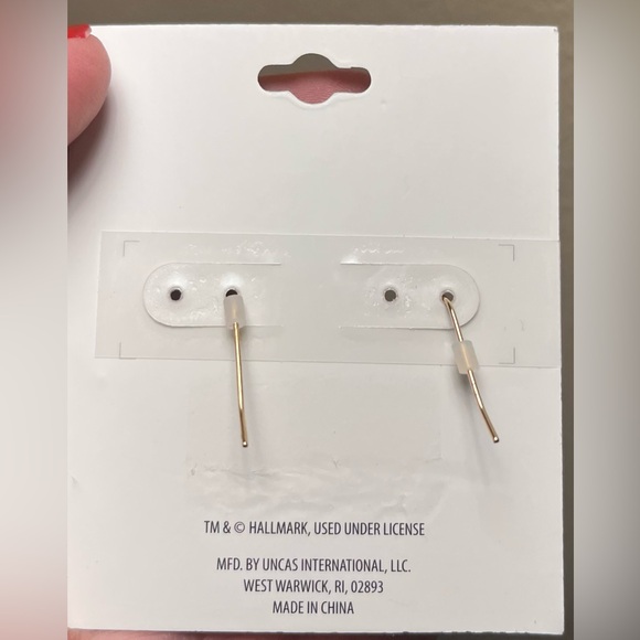 Hallmark Gold tone Bunny Earrings NWT - Picture 3 of 5